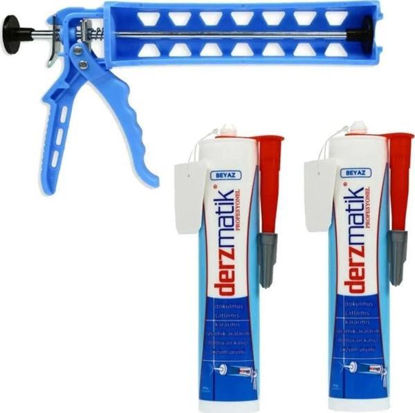 Derzmatik Profesyonel 450 Gr Beyaz 2 Adet 1 Adet Tabanca ( 5 Yıl Garantili , Hızlı Kargo ) - Image 1