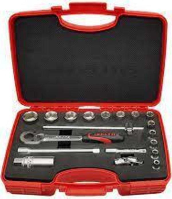 İzeltaş 3/8 Altı Köşe Lokma Takımı 19'Lu 1110006019 - Image 1