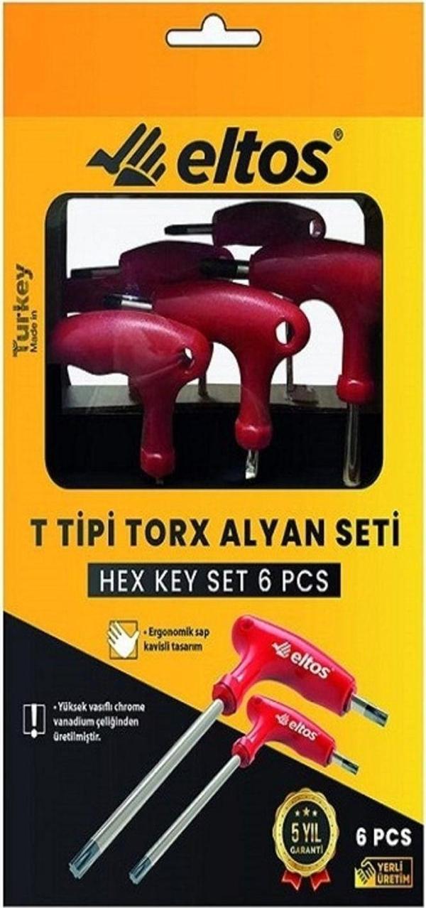 Eltos Ahtapot 6 Lı Torx T Alyan Seti - Image 1