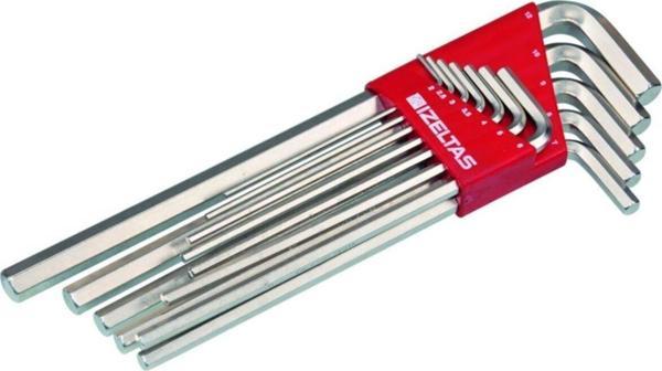 İzeltaş 4903003110 10 Parça Uzun Allen Anahtar Takımı - Image 1