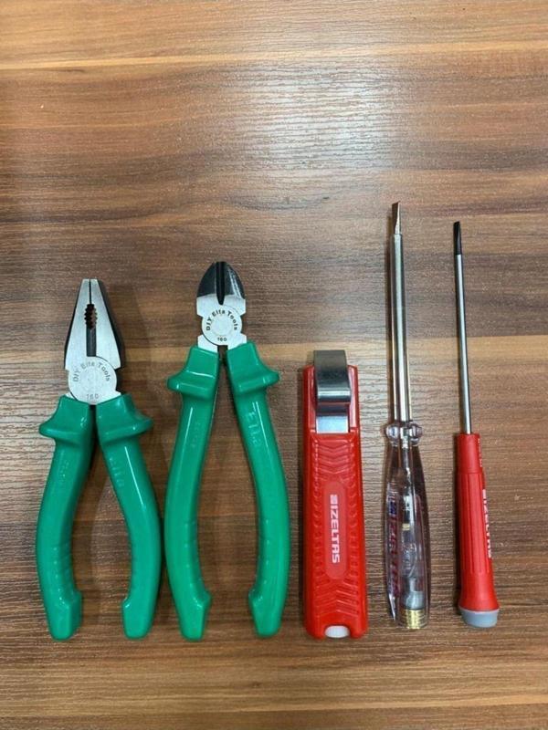 İzeltaş Elta 5 Parça Usta Seti 160 Mm Elta Pense 160 Mm Elta Yan Keski Set - Image 1
