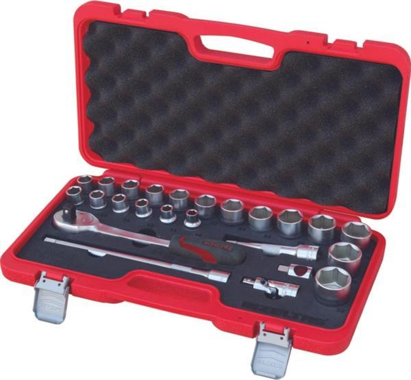 Tuuverse Izeltaş 1113 00 2024 1/2" Altı Köşe Lokma Anahtar Takımı 24 Parça - Image 1