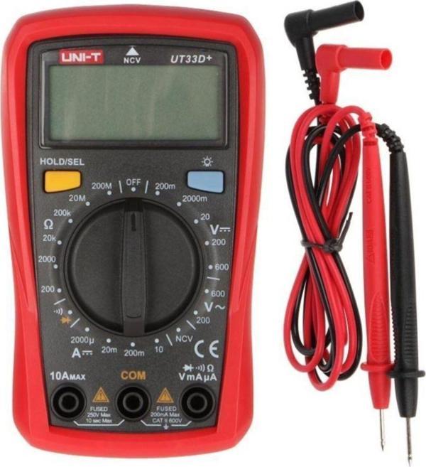 Unit Unı-T Ut 33D+ Ncv Dijital Multimetre - Multimetre - 2 Yıl - Image 1