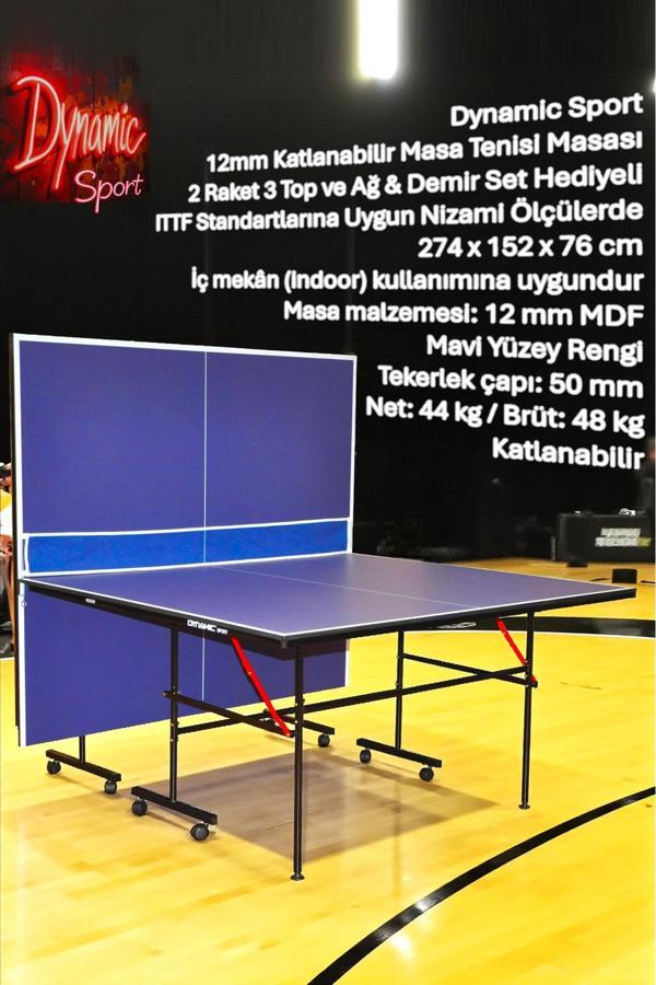 Dynamic Sport Katlanabilir Masa Tenisi Masası - Image 1