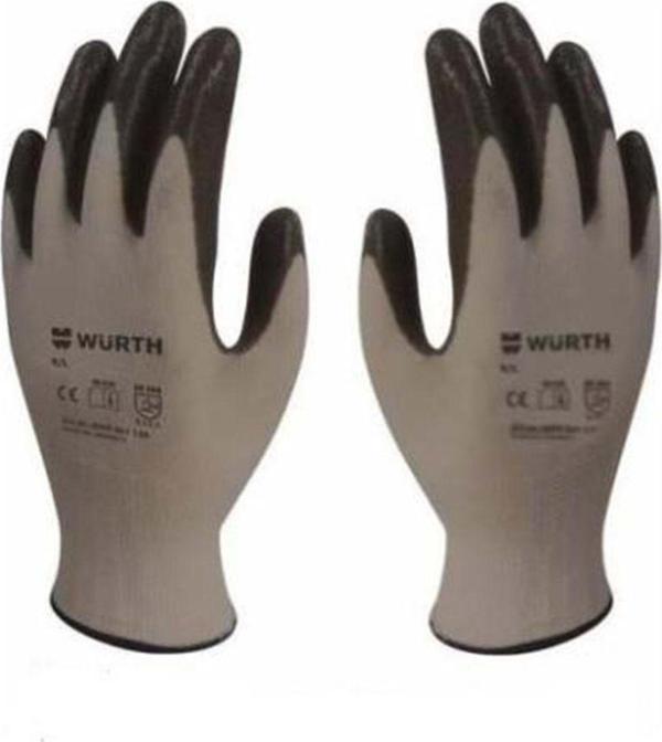 Würth 0899 401 139 Siyah 9 Mekanikçi Eldiveni Nitril - Image 1