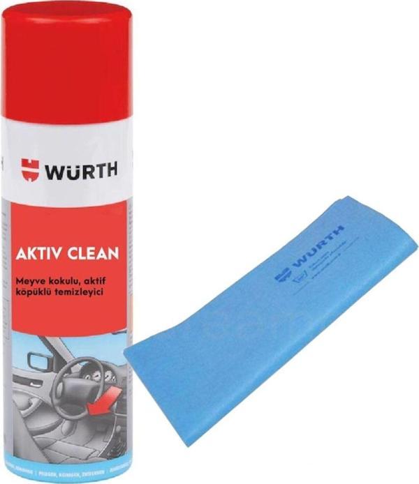 Würth Activ Clean Temizleme Köpüğü 500Ml Güderi Bez Mavi 130Gr - Image 1
