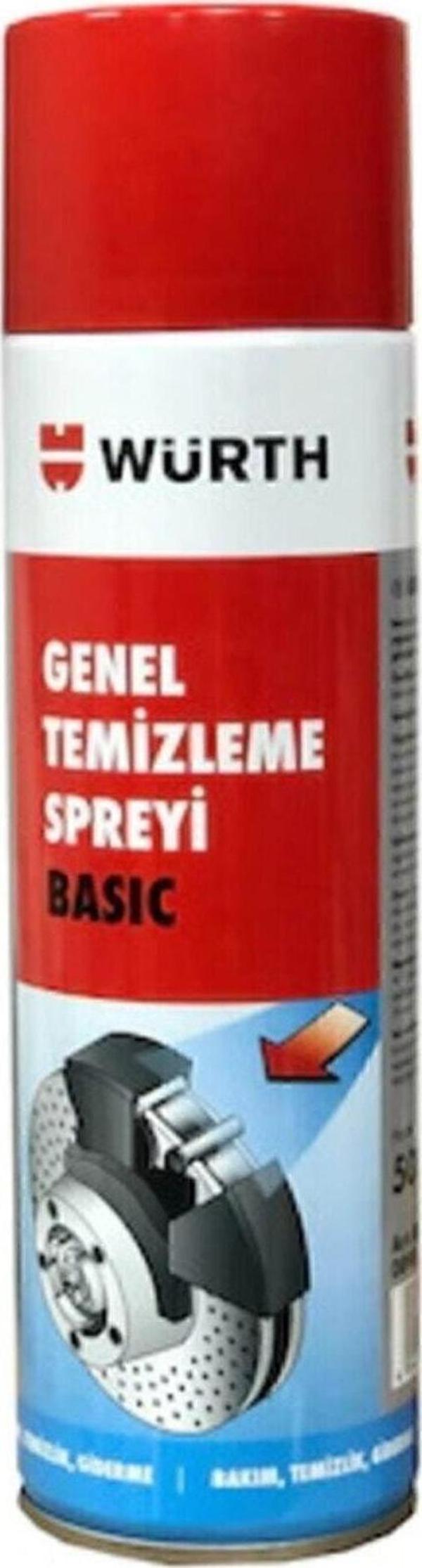 Würth Fren Balata Temizleyici Ve Genel Temizleme Sprey 500 Ml - Image 1