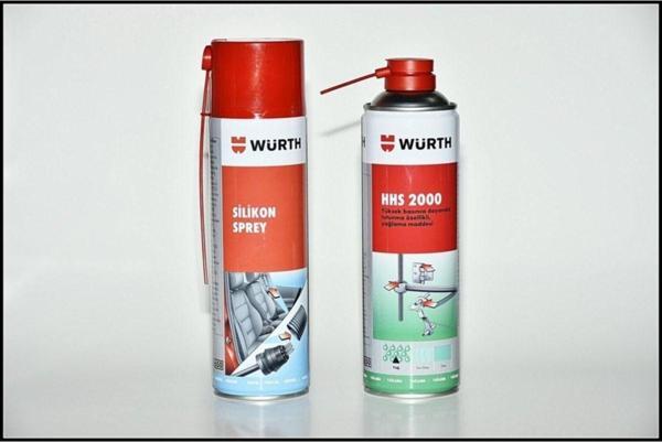 Würth Hhs 2000 Sıvı Gres 500 Ml + Silikon Sprey 500 Ml 2'İ Set - Image 1