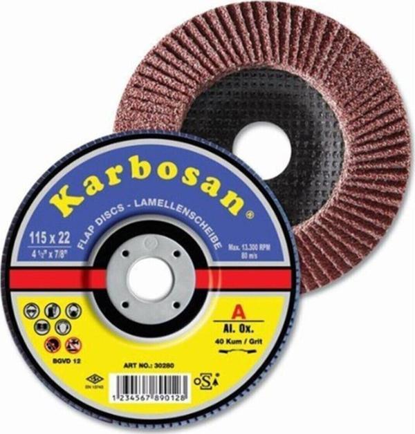 Karbosan 115 Flap Disk Nk 40 - Image 1