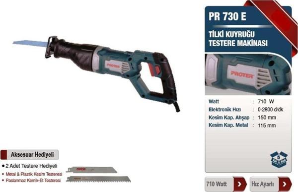Proter Pr730E Tilki Kuyruğu Testere - Image 1