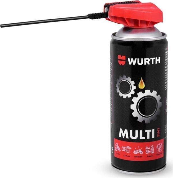 Würth Multi 5İn1 Çok Amaçlı Temizleme Yağlama Pas Önleyici Bakım Spreyi 400 Ml - Image 1