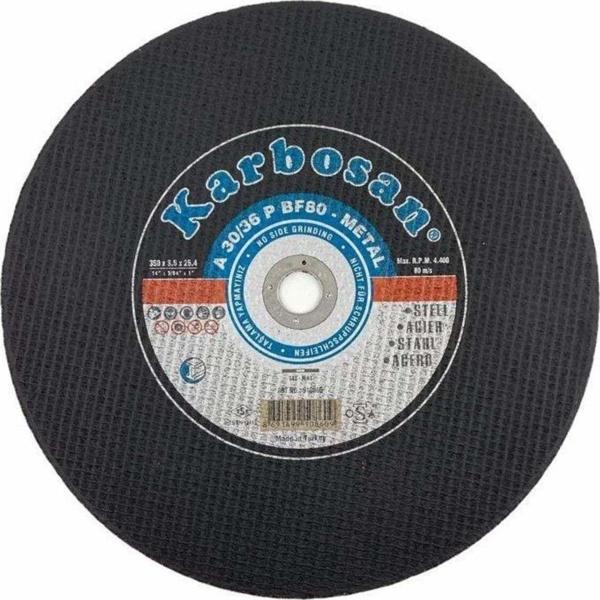 Karbosan 910860 A 30/36 P Bf80 Metal Kesme Diski 350X3.5X25.4Mm - Image 1
