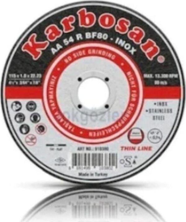 Karbosan Inox 115X1 Taş ( 1 Kutu 25 Adet ) - Image 1