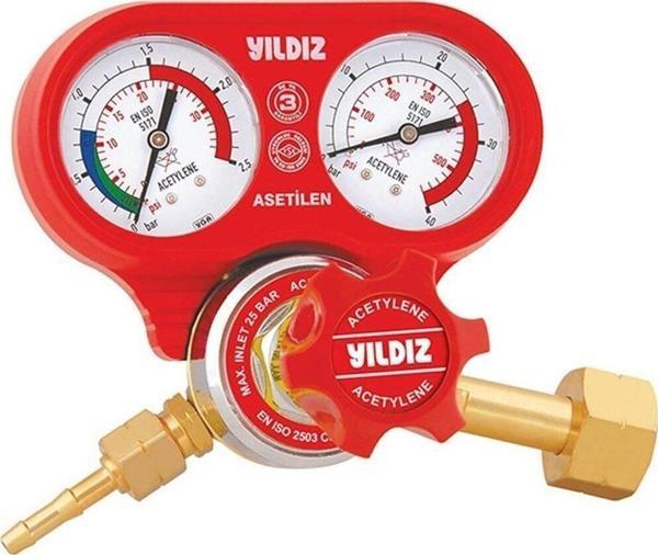 Yıldız 5411S Asetilen Basınç Düşürücü Saat - Image 1