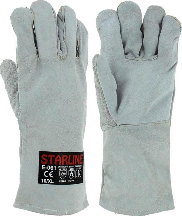 Starline E-061 Gri Kaynak Eldiveni No:10 - Image 1