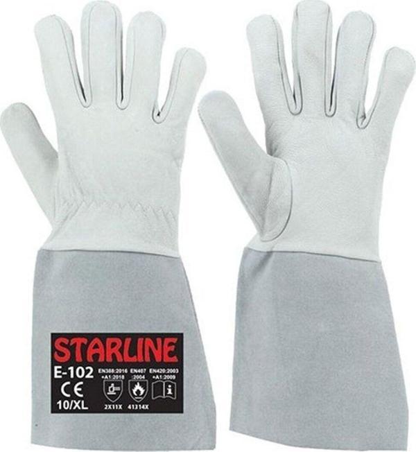 Starline E-102 Argon Kaynak Kaynakçı Eldiveni 35 Cm 10 - Image 1