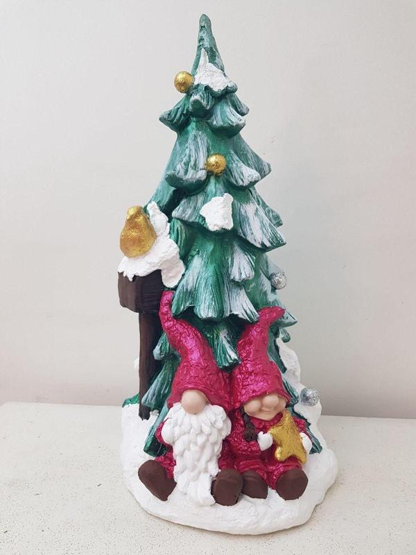 Arose Çam Ağacı Yeniyıl Yılbaşı Dekor Noel Dekor Noel Baba Biblo - Image 1