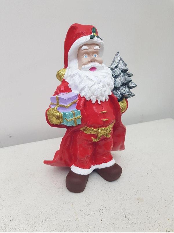 Arose Noel Baba Yılbaşı Yeniyıl Çam Ağacı Biblo Heykel Dekorasyon Dekoratif Obje - Image 1