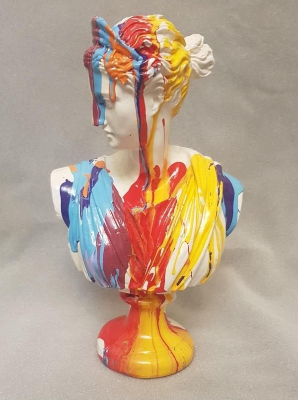 Arose Diana Popart Heykel Büst Dekor Ev Ofis Dekoru - Image 1