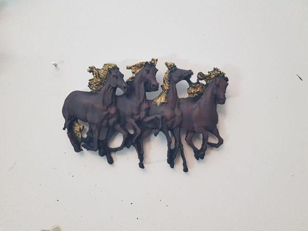 Arose Koşan At Duvar Dekor Biblo (24Cm X 15Cm) - Image 1