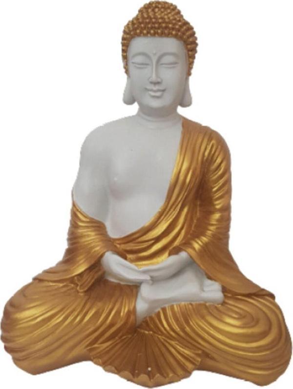 Arose Ab Ev Dekorasyon Budha Dekor Büyük Boy Gold Renk Ev Ofis Dekoru - Image 1