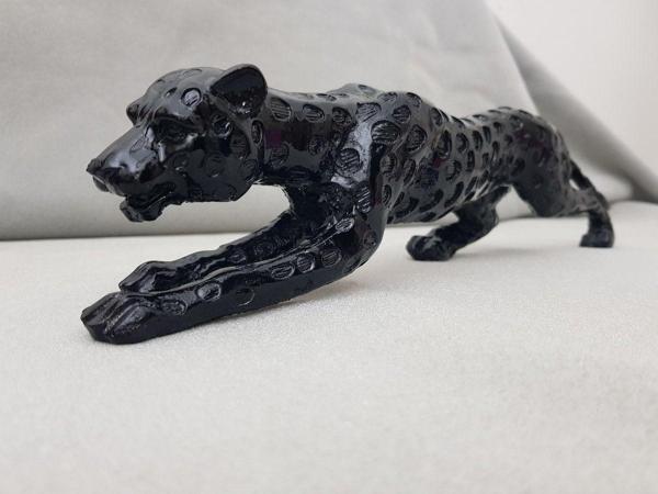 Arose Panter Leopar Jaguar Parlak Siyah Dekor Hrykrl Biblo - Image 1