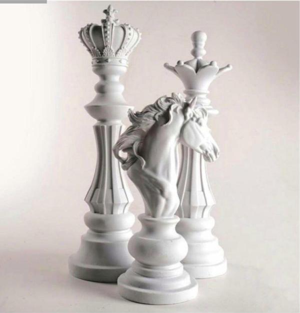 Arose Satranç Taşı Set Şah At Vezir Dekor - Image 1