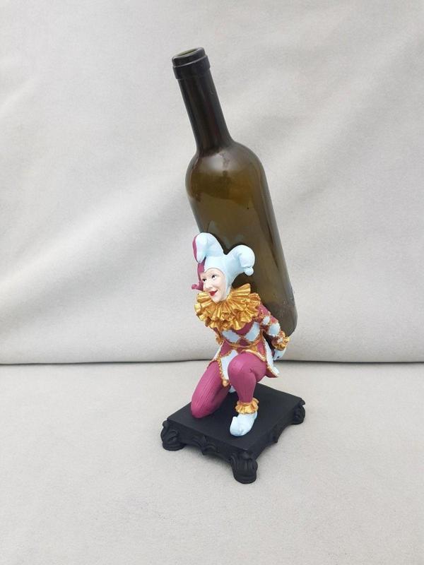 Arose Soytarı Palyaço Şaraplık Şişelik Biblo Dekor Şaraplık Şişe Tutucu - Image 1