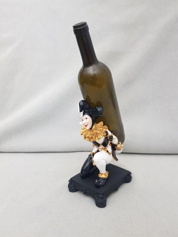 Arose Soytarı Palyaço Şaraplık Şişelik Biblo Dekor Şaraplık Şişe Tutucu - Image 1