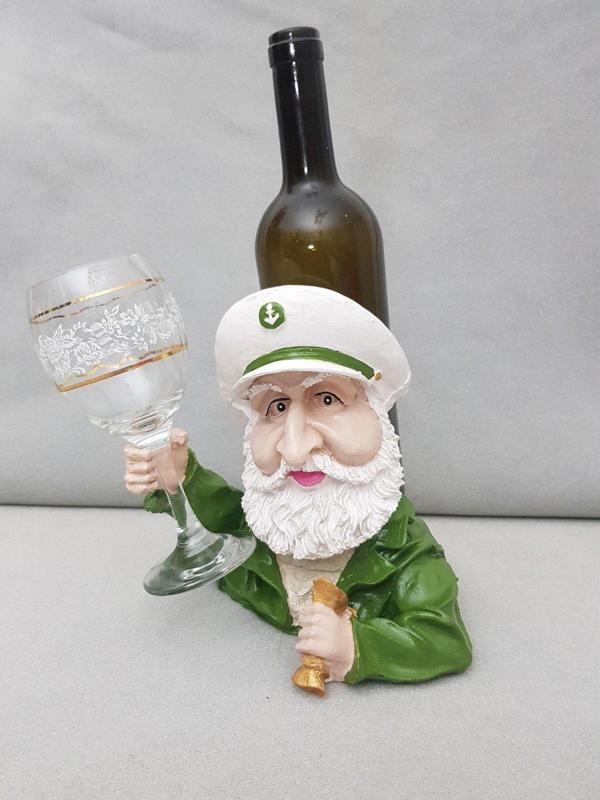 Arose Kaptan Şaraplık Şişelik Biblo Hediyelik Dekor Şişetutucu - Image 1