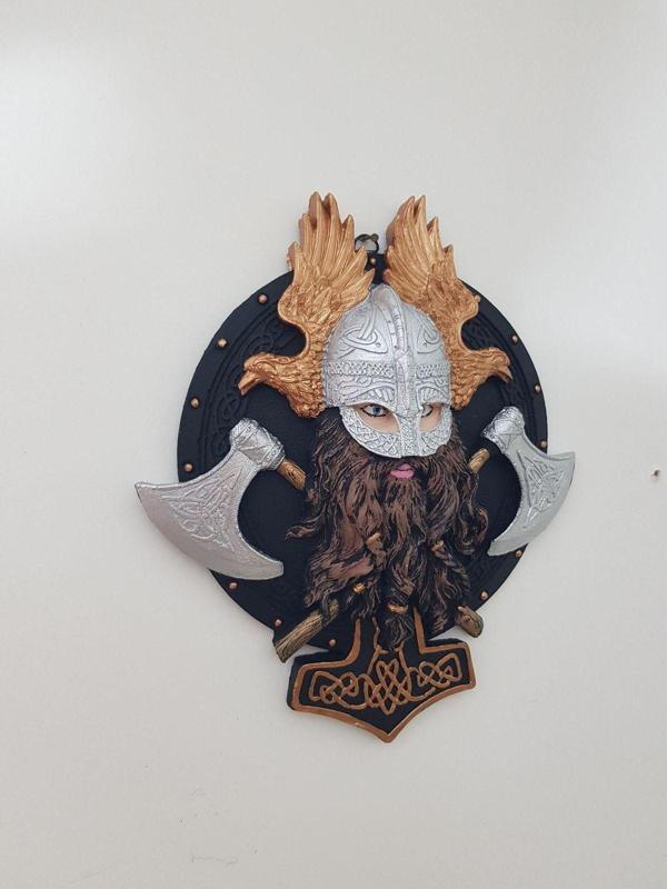 Arose Viking Walhala Duvar Dekoru Ev Ofis Dekoru Biblo Heykel - Image 1