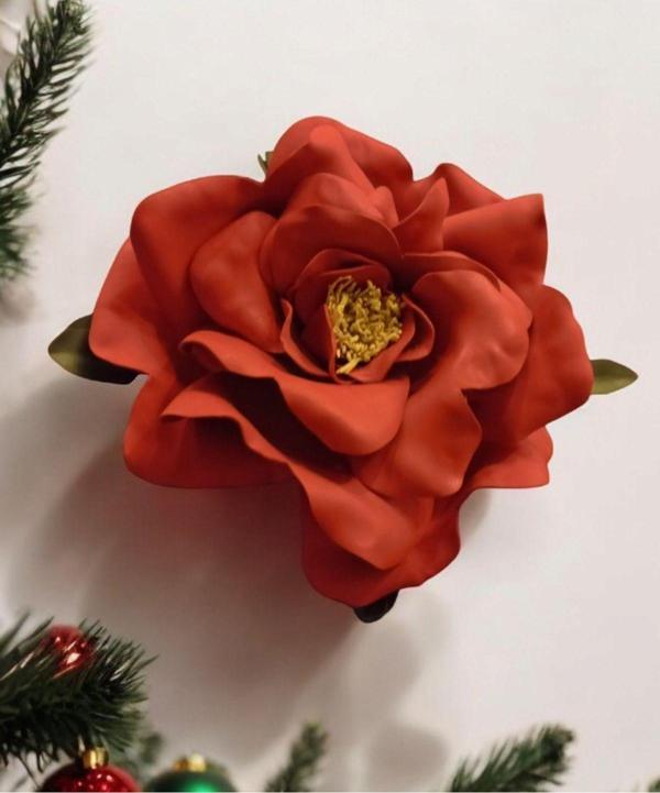 Arose Duvar Yapay  Çiçek Dekor 30Cmx30Cm - Image 1