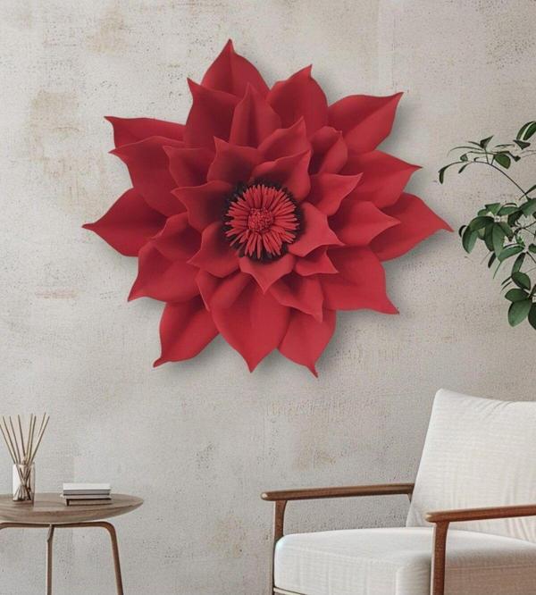 Arose Yapay Duvar Çiçeği 50X50X17Cm - Image 1