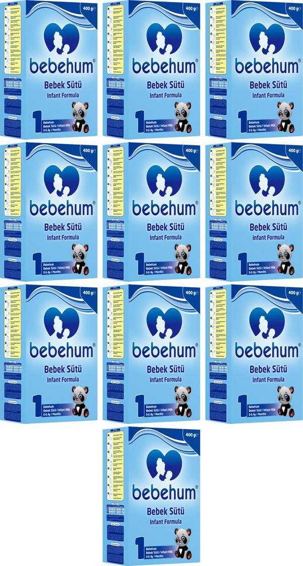 Bebehum 1 Bebek Sütü 400 Gr 0-6 Ay 10 Adet - Image 1