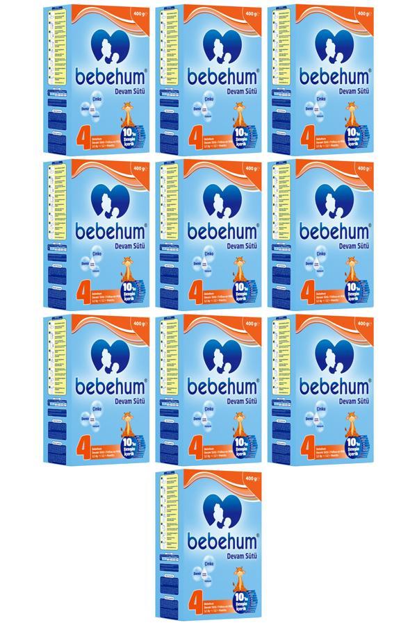 Bebehum 4 Devam Sütü 400 Gr 12 Ay 10 Adet - Image 1