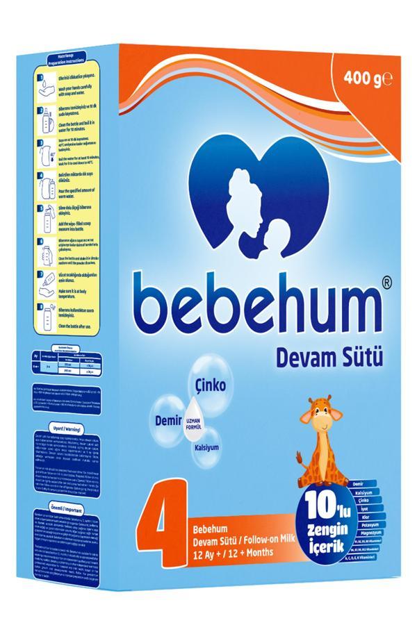 Bebehum 4 Devam Sütü 400 Gr 12+ Ay - Image 1