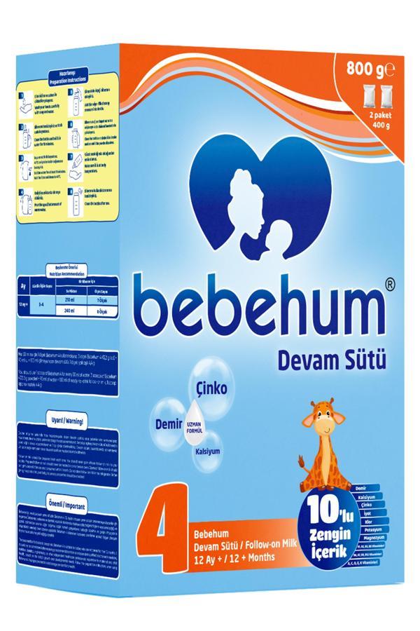 Bebehum 4 Devam Sütü 800 Gr 12+ Ay - Image 1