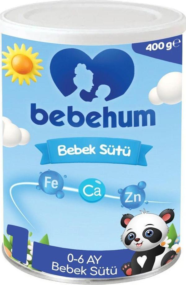 Bebehum Teneke 1 400 Gr Bebek Sütü 0-6 Ay - Image 1