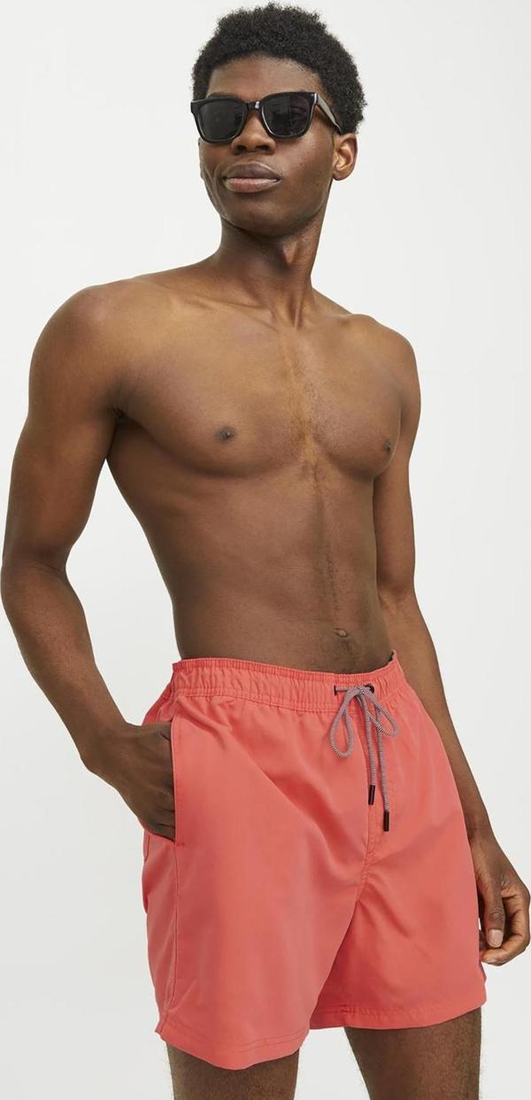 Jack&Jones Erkek Jpstfıjı Logo Detaylı Deniz Şortu 12225961 Mercan - Image 1