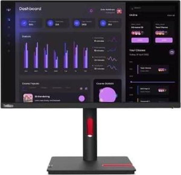 Lenovo ThinkVision T24i-30 23.8 1920x1080 60Hz 4ms HDMI VGA DP IPS Monitör - Image 1
