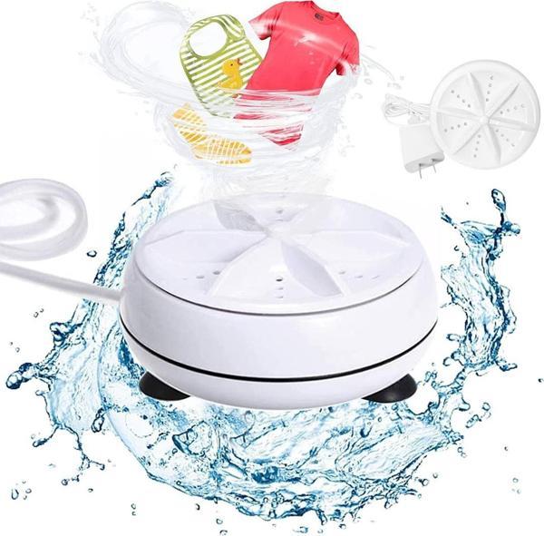 Ayt Sunup Taşınabilir Seyahat Tipi Mini Ultrasonik USB li Yıkama Makinesi Çamaşır Makinası 10x5.5 Cm - Image 1