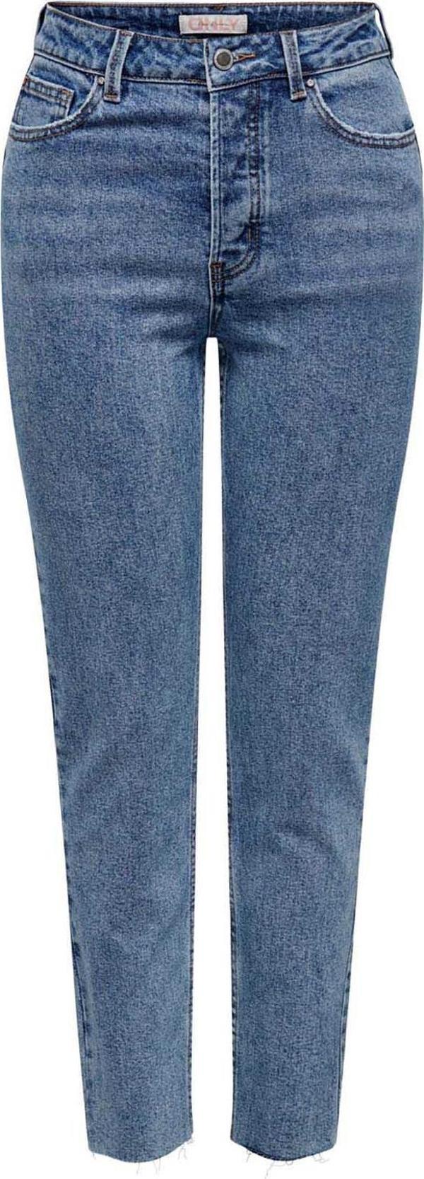Only Kadın Onlemıly Yüksek Bel Normal Kalıp Jean Pantolon 15301324 Açık Mavi - Image 1