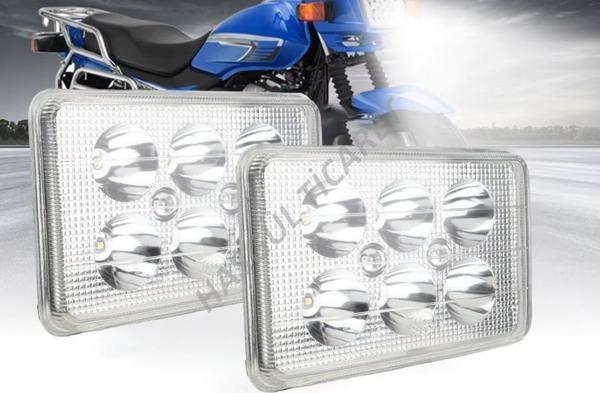 Hsgl Motorsiklet  Led far LED kare 6 Ledli CG far motosiklet araba Off-road kamyon 12V matrıx - Image 1