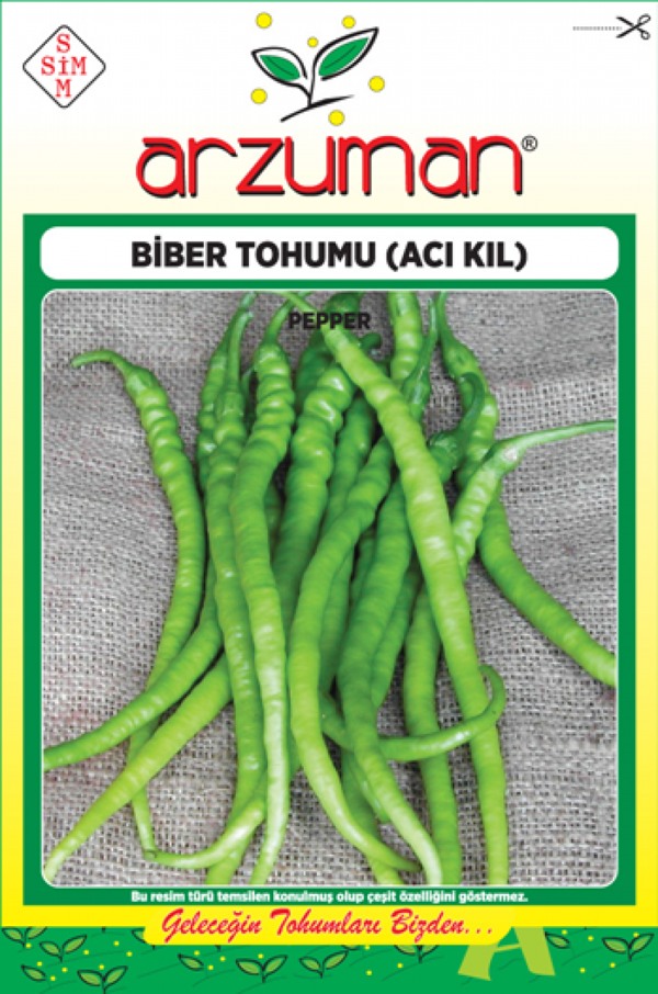ACI KIL BİBER TOHUM 10 GR ORT 1200 AD TOHUM - Image 1