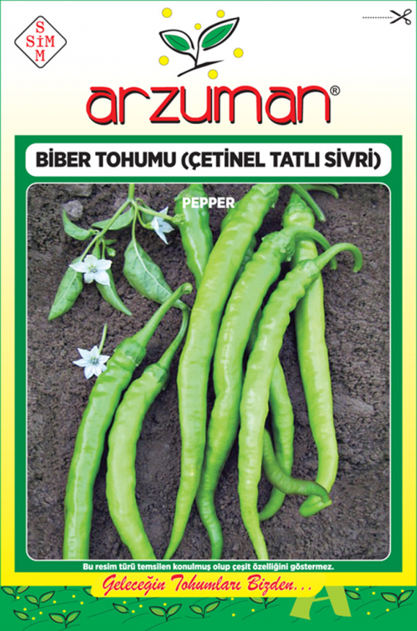ÇETİNEL BİBER TOHUMU 10 GR ORT 1200 AD TOHUM - Image 1