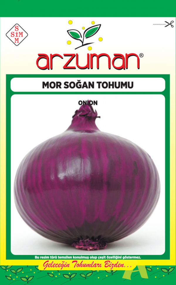 MOR SOĞAN TOHUMU 5 GR ORT 1250 AD TOHUM - Image 1