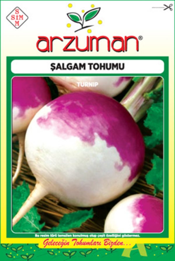 ŞALGAM TOHUMU 10 GR ORT 2000 AD TOHUM - Image 1