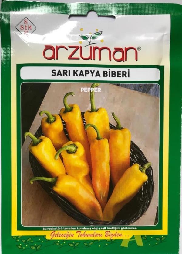 SARI KAPYA BİBERİ TOHUMU 10 GR ORT 1200 ADET TOHUM - Image 1