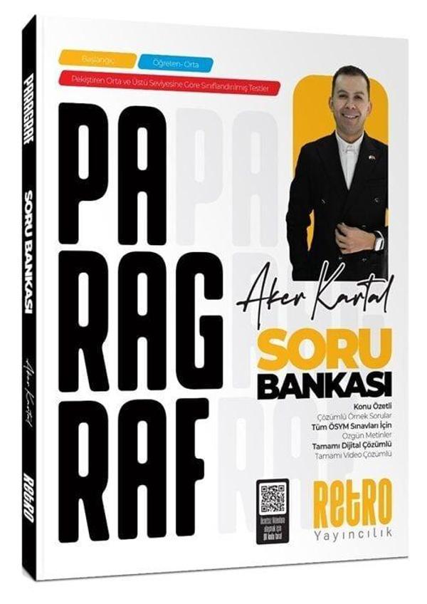 Retro 2025 KPSS ALES DGS TYT AYT Paragraf Soru Bankası Çözümlü - Aker Kartal Retro Yayıncılık - Retro Yayıncılık - Image 1