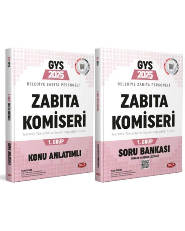 Data GYS Belediye Zabıta Personeli Zabıta Komiseri 1. Grup Konu ve Soru Seti - Data Yayınları - Image 1